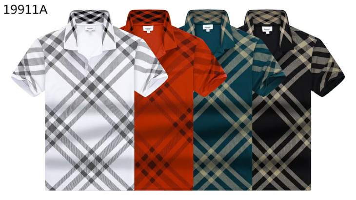 Picture of Burberry Polo Shirts Short _SKUBurberryM-3XL25wr0429174